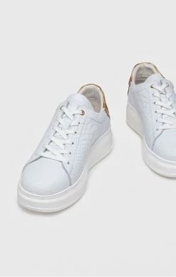 Gianni Kavanagh White Gold Upscale Sneakers -MIKINY Prodejní prodejna gianni kavanagh white gold upscale sneakers 5