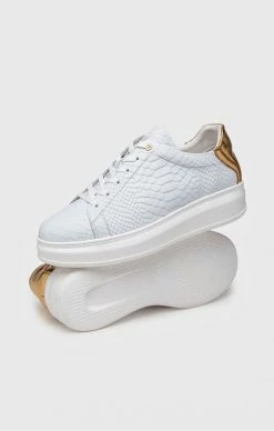 Gianni Kavanagh White Gold Upscale Sneakers -MIKINY Prodejní prodejna gianni kavanagh white gold upscale sneakers 8