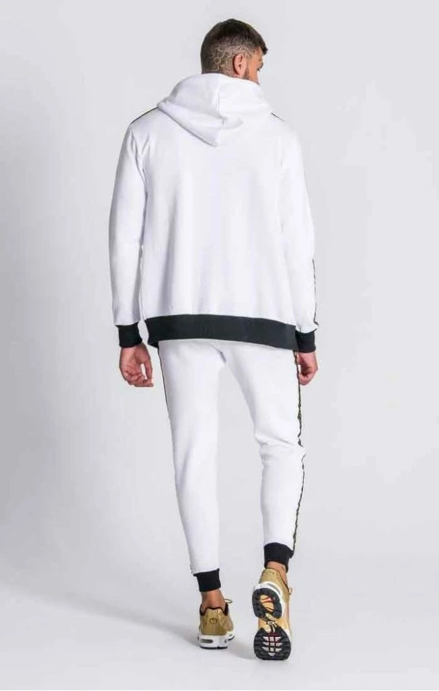 Gianni Kavanagh White Hoodie Jacket With GK Gold Lurex Ribbon 5 Gianni Kavanagh White Hoodie Jacket With GK Gold Lurex Ribbon – Bild 5