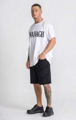 Gianni Kavanagh Pánské Bílé Oversized Triko -MIKINY Prodejní prodejna gianni kavanagh white kavanagh oversized tee 2