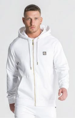 Gianni Kavanagh Pánská Bílá Mikina Mirror