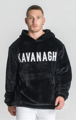 Gianni Kavanagh Pánská Černá Mikina Chicago Sherpa