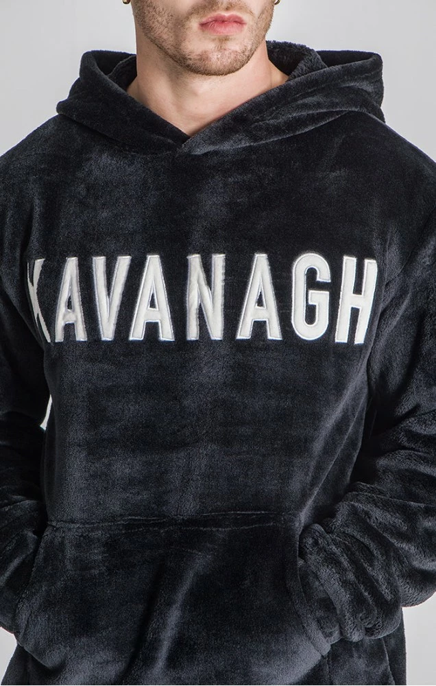 Gianni Kavanagh Pánská Černá Mikina Chicago Sherpa 2 Gianni Kavanagh Pánská Černá Mikina Chicago Sherpa – Bild 2