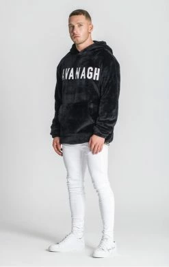 Gianni Kavanagh Pánská Černá Mikina Chicago Sherpa 7 Gianni Kavanagh Pánská Černá Mikina Chicago Sherpa -MIKINY Prodejní prodejna gianni kavanagh white mirror hoodie jacket 1 6