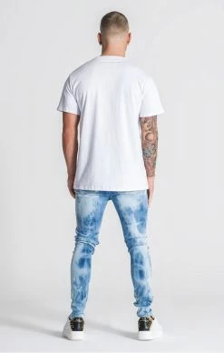 Gianni Kavanagh Pánské Bílé Tričko Renaissance -MIKINY Prodejní prodejna gianni kavanagh white renaissance tee 3