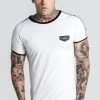 Gianni Kavanagh White Tee With GK Ribbon