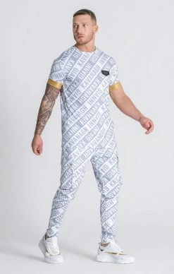 Gianni Kavanagh BíloŠedé Pánské Triko -MIKINY Prodejní prodejna gianni kavanagh white unstoppable tee 2