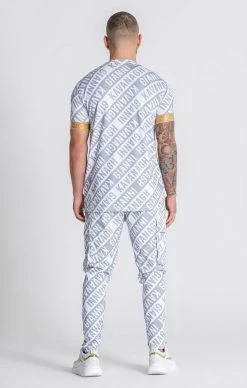 Gianni Kavanagh BíloŠedé Pánské Triko -MIKINY Prodejní prodejna gianni kavanagh white unstoppable tee 3