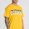 Gianni Kavanagh Pánské Žluté Triko Oversized