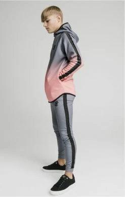 Illusive London Dětská Mikina -MIKINY Prodejní prodejna illusive london athlete zip through fade hoodie grey peach 4