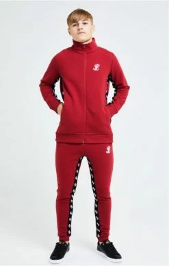 Illusive London Červené Dětské Tepláky 10 Illusive London Červené Dětské Tepláky -MIKINY Prodejní prodejna illusive london gravity joggers 4