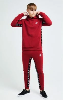 Illusive London Dětská Červená Mikina -MIKINY Prodejní prodejna illusive london gravity overhead hoodie 2