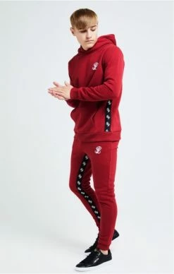 Illusive London Dětská Červená Mikina -MIKINY Prodejní prodejna illusive london gravity overhead hoodie 3