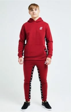 Illusive London Dětská Červená Mikina -MIKINY Prodejní prodejna illusive london gravity overhead hoodie 4