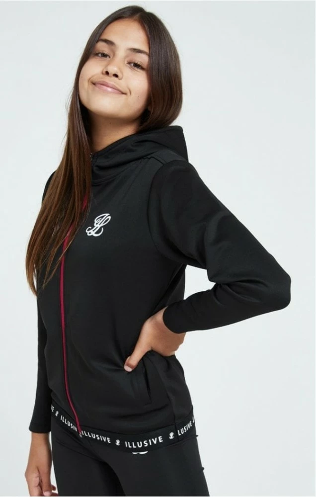 Illusive London Holčičí Černá Mikina 2 Illusive London Holčičí Černá Mikina – Bild 2