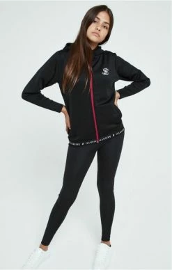 Illusive London Holčičí Černá Mikina 9 Illusive London Holčičí Černá Mikina -MIKINY Prodejní prodejna illusive london tape track jacket 2