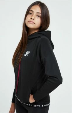 Illusive London Holčičí Černá Mikina