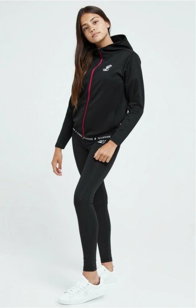 Illusive London Holčičí Černá Mikina 4 Illusive London Holčičí Černá Mikina – Bild 4