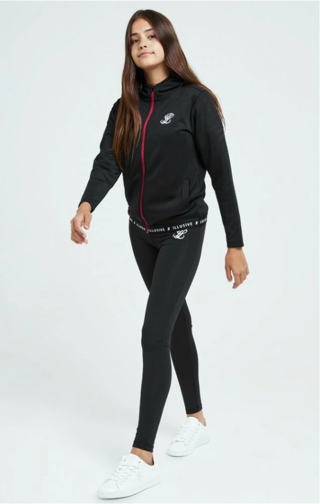 Illusive London Holčičí Černá Mikina 5 Illusive London Holčičí Černá Mikina – Bild 5