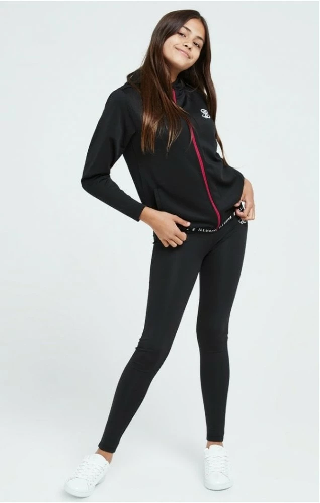 Illusive London Holčičí Černá Mikina 6 Illusive London Holčičí Černá Mikina – Bild 6