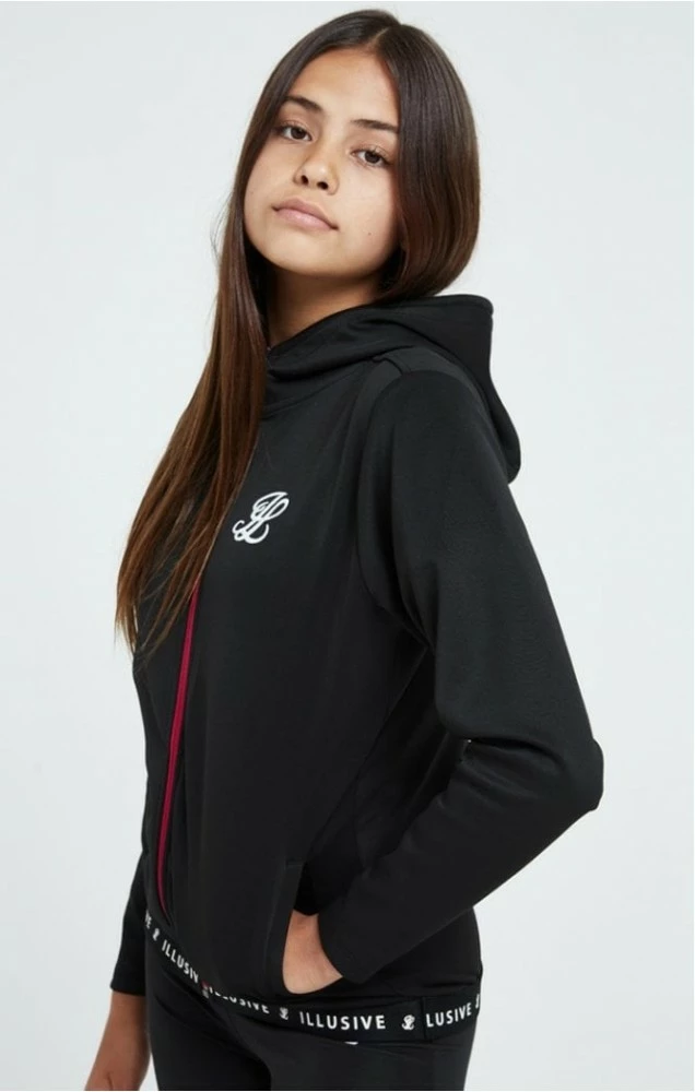 Illusive London Holčičí Černá Mikina 1 Illusive London Holčičí Černá Mikina