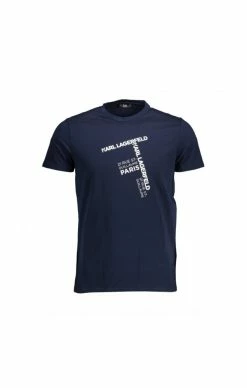 Karl Lagerfeld Pánské Tmavě Modré Tričko
