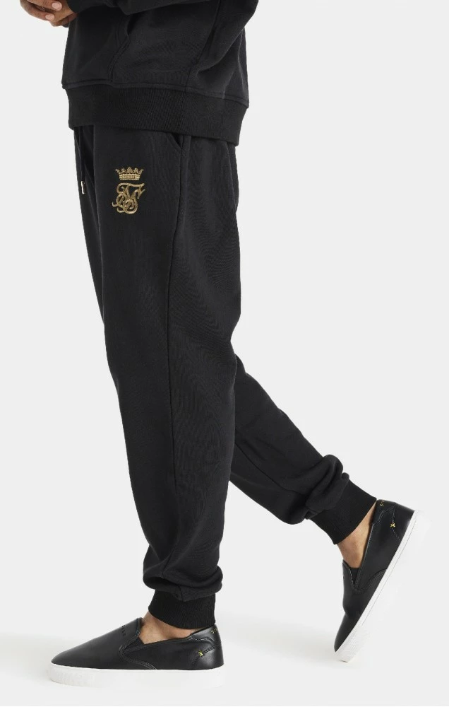 Messi X Sik Silk Černé Pánské Tepláky 2 Messi X Sik Silk Černé Pánské Tepláky – Bild 2