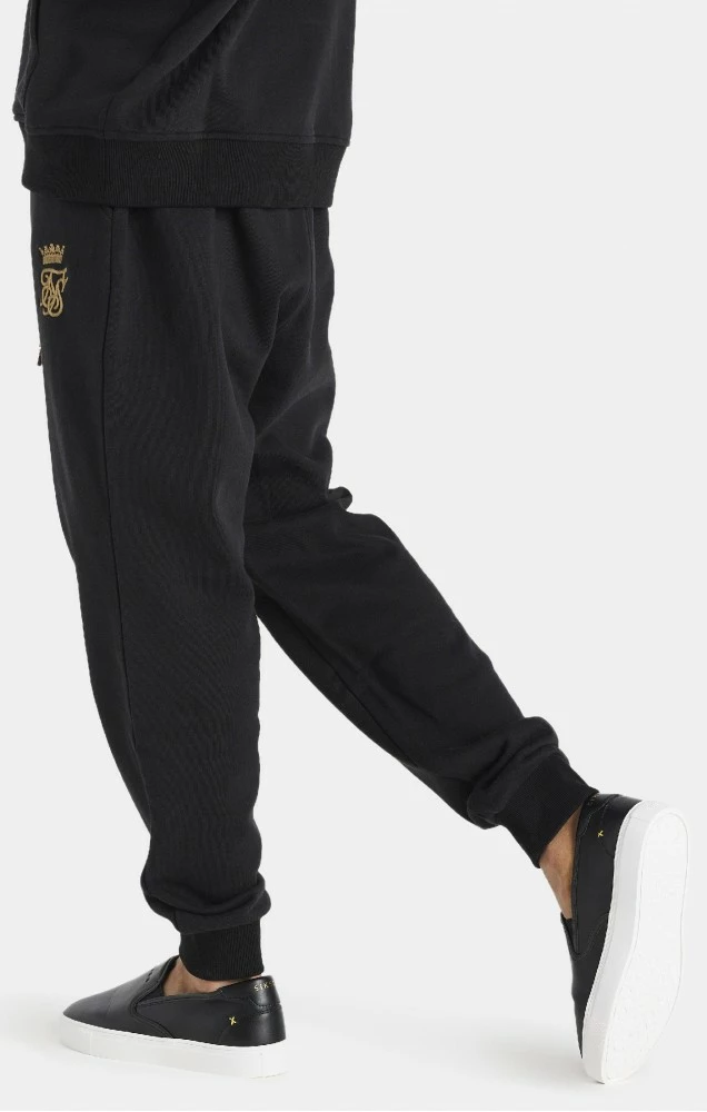 Messi X Sik Silk Černé Pánské Tepláky 3 Messi X Sik Silk Černé Pánské Tepláky – Bild 3