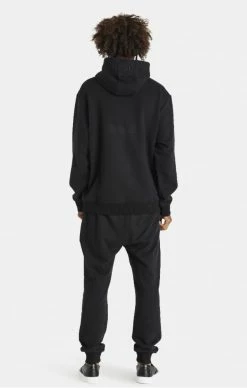 Messi X Sik Silk Černé Pánské Tepláky 9 Messi X Sik Silk Černé Pánské Tepláky -MIKINY Prodejní prodejna messi x sik silk fleece pant black gold 4