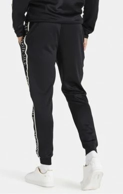 Messi X Sik Silk Černé Tepláky -MIKINY Prodejní prodejna messi x sik silk taped pant black 4