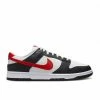 Nike Dunk Low Black White Red