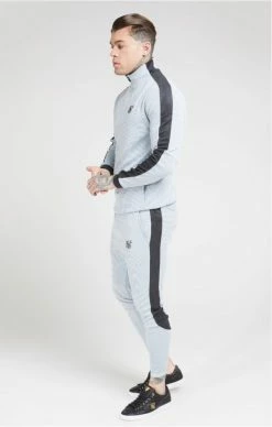 Sik Silk 1/4 Zip Eyelet Poly Tape Track Top -MIKINY Prodejní prodejna sik silk 14 zip eyelet poly tape track top 3