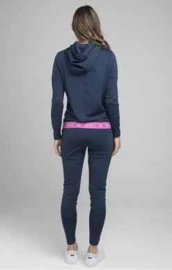 Sik Silk Dámská TmavěModrá Mikina Na Zip -MIKINY Prodejní prodejna sik silk advantage track top navy 3