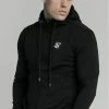 Sik Silk Agility Zip Through Hoodie Black