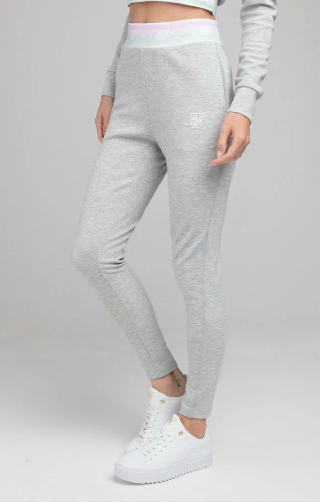 Sik Silk Šedé Dámské Tepláky 1 Sik Silk Šedé Dámské Tepláky