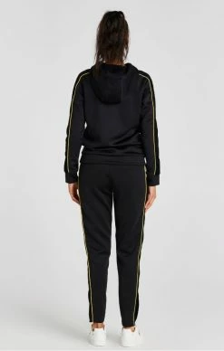 Sik Silk Dámská Černá Mikina Track -MIKINY Prodejní prodejna sik silk black track top 5