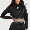 Sik Silk Černá Dámská Crop Mikina