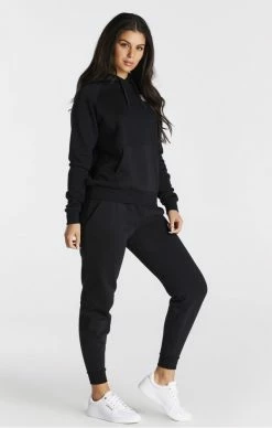 Sik Silk Dámská Černá Mikina 7 Sik Silk Dámská Černá Mikina -MIKINY Prodejní prodejna sik silk damska cerna mikina overhead 2