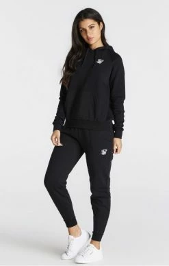 Sik Silk Dámská Černá Mikina 8 Sik Silk Dámská Černá Mikina -MIKINY Prodejní prodejna sik silk damska cerna mikina overhead 3