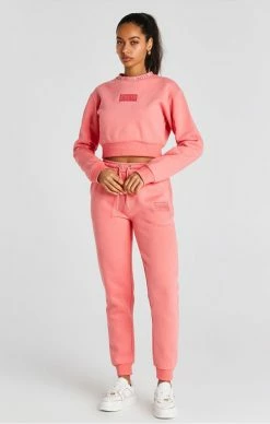 Sik Silk Dámska Mikina Crop Coral Crew Sweatshirt -MIKINY Prodejní prodejna sik silk damska mikina crop coral crew sweatshirt 2