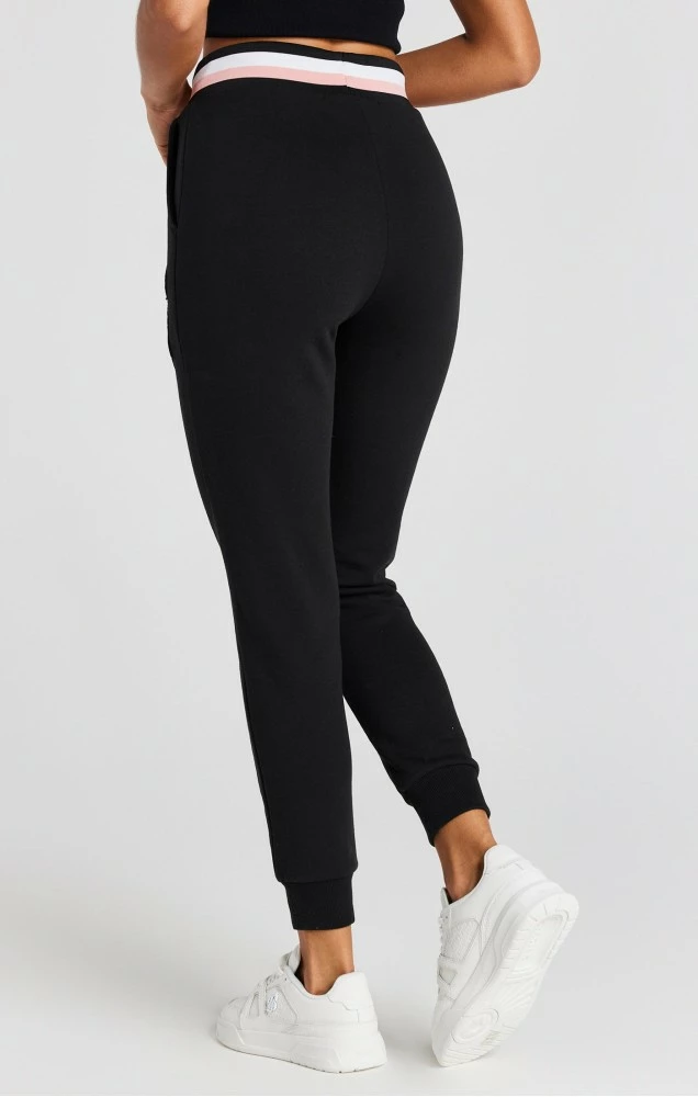 Sik Silk Dámské Černé Tepláky Varsity Logo 4 Sik Silk Dámské Černé Tepláky Varsity Logo – Bild 4