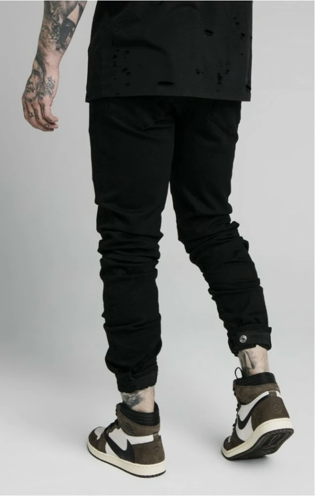 Sik Silk Černé Jeany 2 Sik Silk Černé Jeany – Bild 2