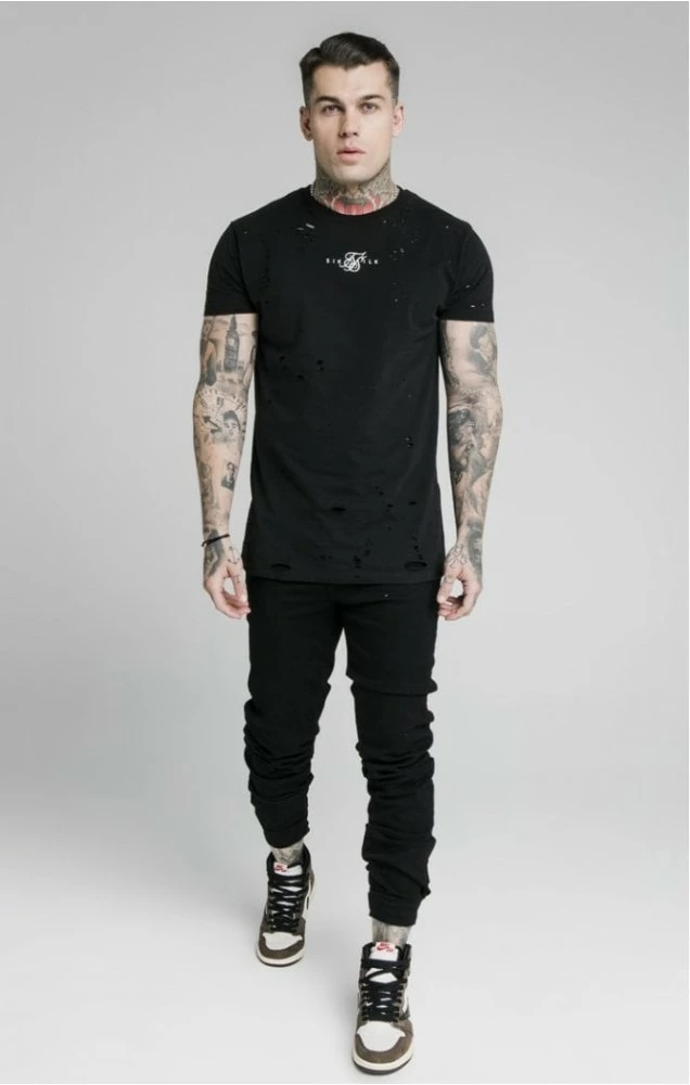 Sik Silk Černé Jeany 5 Sik Silk Černé Jeany – Bild 5