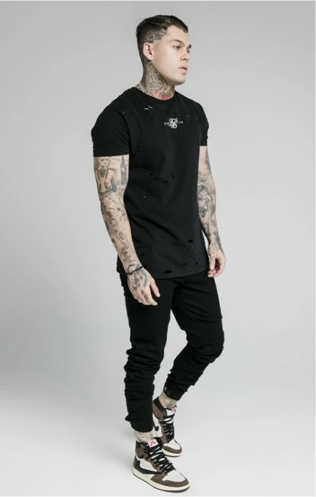 Sik Silk Černé Jeany 6 Sik Silk Černé Jeany – Bild 6