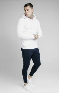 Sik Silk Bílá Mikina Přes Hlavu -MIKINY Prodejní prodejna sik silk element overhead hoodie 5