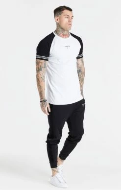 Sik Silk Černé Pánské Tepláky 9 Sik Silk Černé Pánské Tepláky -MIKINY Prodejní prodejna sik silk eminent cuff trousers black 3