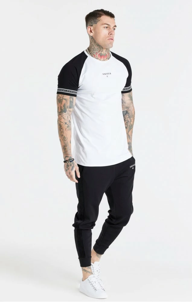 Sik Silk Černé Pánské Tepláky 4 Sik Silk Černé Pánské Tepláky – Bild 4