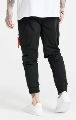 Sik Silk Pánské Černé Kapsáče 8 Sik Silk Pánské Černé Kapsáče -MIKINY Prodejní prodejna sik silk essential flight cargo black 3