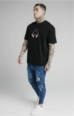 Sik Silk Essential Tee Black -MIKINY Prodejní prodejna sik silk essential tee black 2