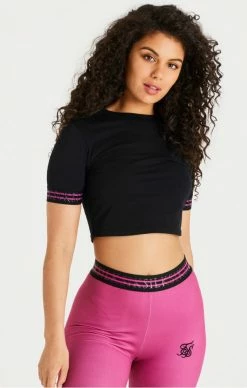 Sik Silk Černé Dámské Triko